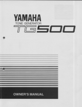Yamaha TG500 Instrukcja obsługi