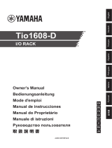 Yamaha TIO1608-D Instrukcja obsługi