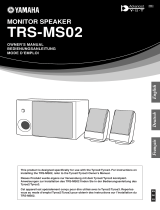 Yamaha TRS-MS02 Instrukcja obsługi