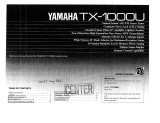 Yamaha TX-1000 Instrukcja obsługi