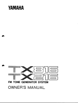 Yamaha TX216 Instrukcja obsługi