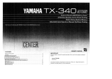 Yamaha TX-340 Instrukcja obsługi