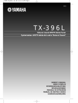 Yamaha TX-396L Instrukcja obsługi