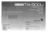 Yamaha TX-500U Instrukcja obsługi