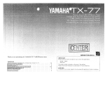 Yamaha TX-77 Instrukcja obsługi