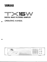 Yamaha TX16W Instrukcja obsługi
