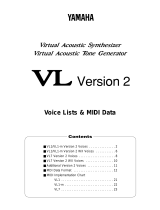 Yamaha VL Version2 Instrukcja obsługi