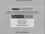 Yamaha PortaSound VSS-100 Instrukcja obsługi