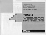 Yamaha VSS-200 Instrukcja obsługi