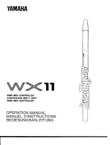 Yamaha WX11 Instrukcja obsługi