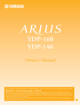 Yamaha Arius YDP-160 Instrukcja obsługi