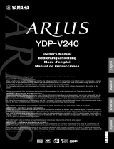 Yamaha ARIUS YDP-V240 Instrukcja obsługi
