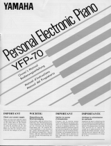 Yamaha YFP-70 Instrukcja obsługi