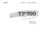 Yamaha YP-700 Instrukcja obsługi