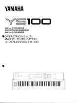Yamaha YS100 Instrukcja obsługi
