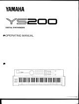 Yamaha YS200 Instrukcja obsługi