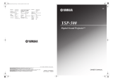 Yamaha YSP-500 Instrukcja obsługi