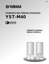 Yamaha YST-M40 Instrukcja obsługi