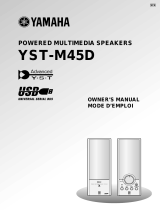 Yamaha YST-M45D Instrukcja obsługi