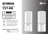 Yamaha YST-M8 Instrukcja obsługi