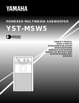 Yamaha YSTMSW5 Instrukcja obsługi