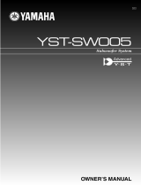 Yamaha YST-SW005 Instrukcja obsługi
