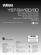 Yamaha YST-SW120/60 Instrukcja obsługi