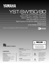 Yamaha YST-SW150 Instrukcja obsługi