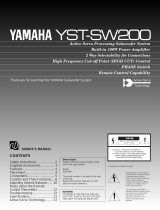 Yamaha YST-SW200 Instrukcja obsługi