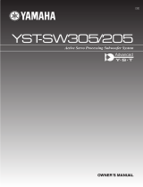 Yamaha YST-SW205 Instrukcja obsługi