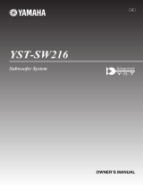 Yamaha YST-SW216 Instrukcja obsługi