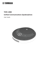 Yamaha YVC-200 instrukcja