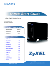 ZyXEL Communications NSA-210 Instrukcja obsługi