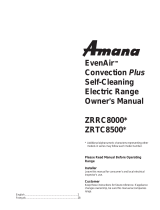 Amana EvenAir ZRTC8500 Instrukcja obsługi