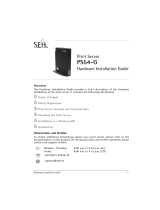 SEH Computertechnik PS54-G Instrukcja obsługi
