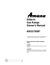 Amana ARGS7650CC Instrukcja obsługi