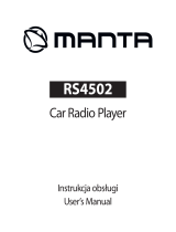 Manta RS4502 Instrukcja obsługi