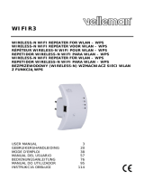 Velleman WIFIR3 Instrukcja obsługi