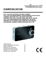 Velleman CAMCOLVC20 Instrukcja obsługi