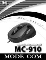 Mode com MC-910  Innovation G-Laser Mouse, Black/Blue Instrukcja obsługi