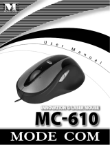 Mode com MC-610  Innovation G-Laser Mouse, Black/Grey Instrukcja obsługi