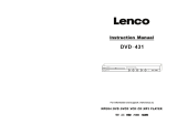 Lenco dvd 431 Instrukcja obsługi