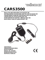 Velleman CARS3500 Instrukcja obsługi