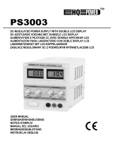 Velleman PS3003 Instrukcja obsługi