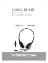 Modecom MC-815 Instrukcja obsługi