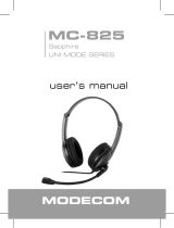 Modecom MC-825 Instrukcja obsługi