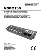 HQ Power240-channel DMX controller with jog wheels