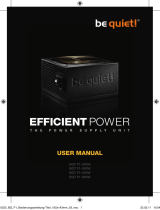BE QUIET! Efficient Power F1 600W Instrukcja obsługi
