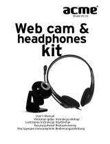 ACME CAM acme Kit inkl. Headphone AC-02 schwarz Instrukcja obsługi