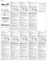 GP Batteries PB19GS Instrukcja obsługi